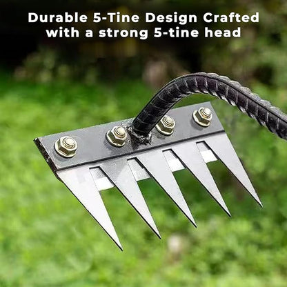 5 Teeth Carbon Steel Weeding Tool🌱